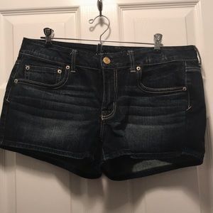 American Eagle Dark Wash Jean Shorts NWOT